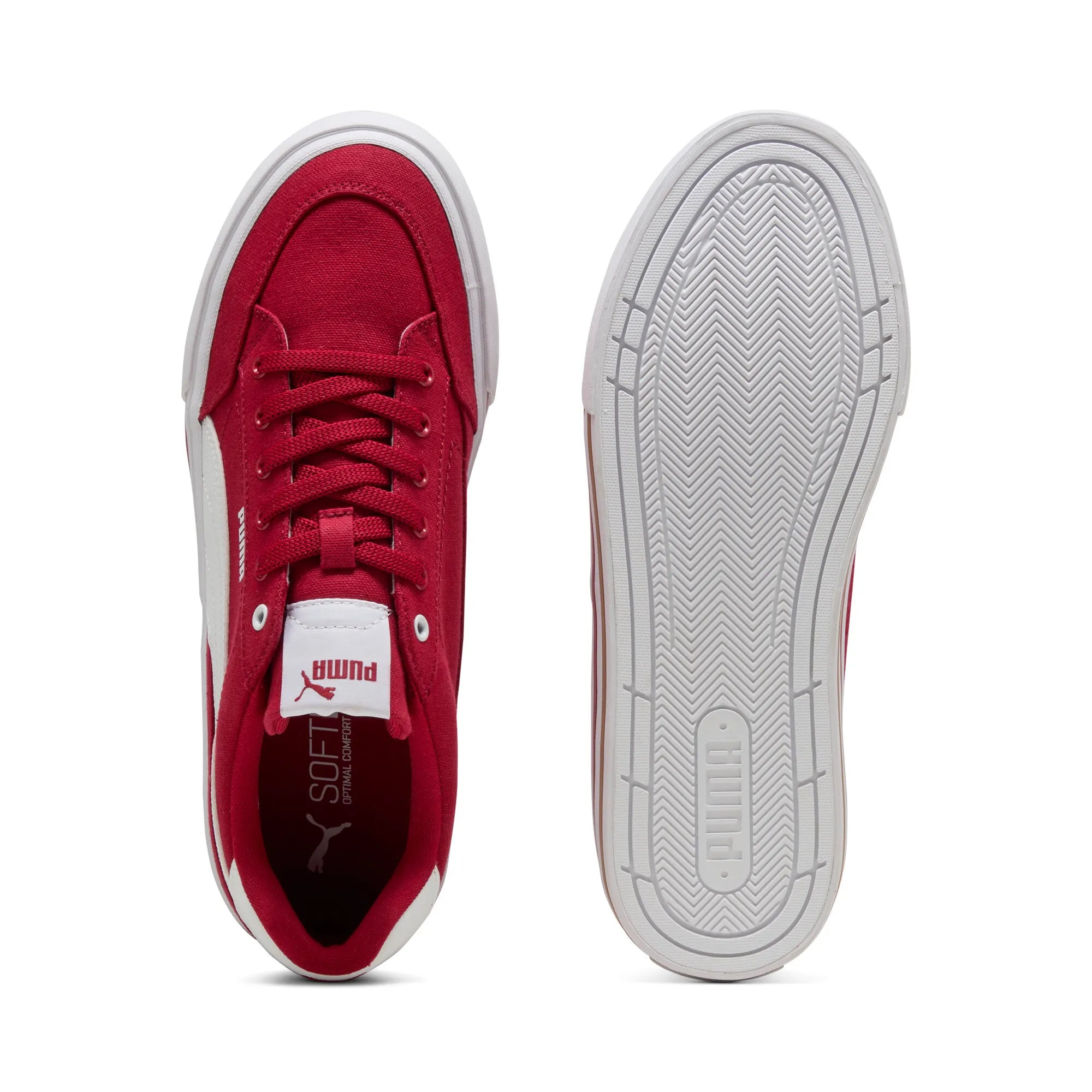 Court Classic Red Sneakers