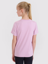 T-shirt de trekking slim para menina com estampado