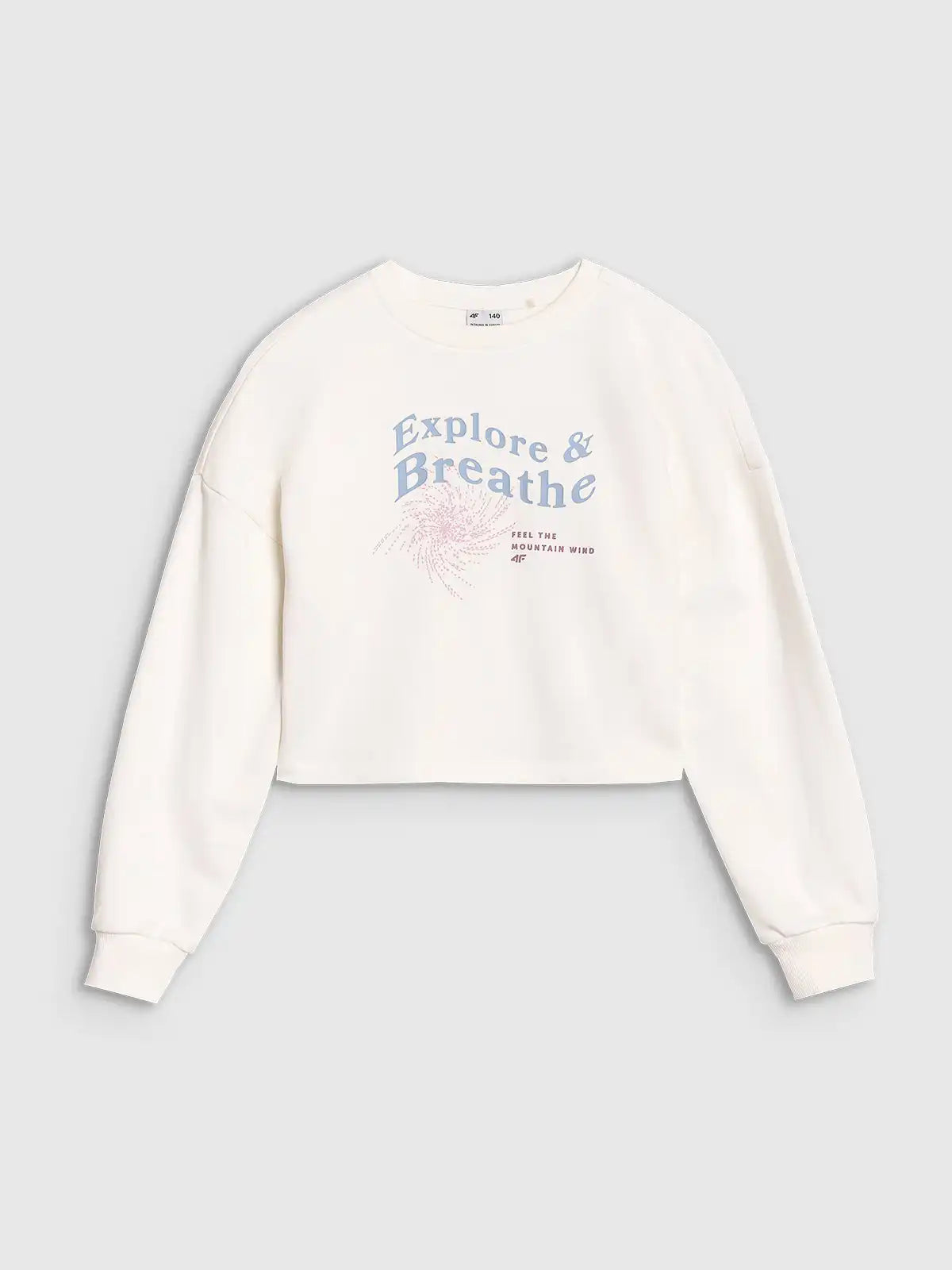 Sweat-shirt sans capuche pour fille
