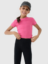 T-shirt Cropped Lisa Slim para Menina