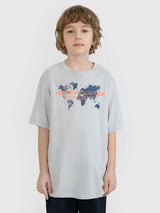T-shirt Oversize com Estampa para Rapaz