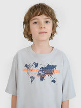 T-shirt Oversize com Estampa para Rapaz