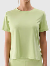 T-shirt de Treino Oversized de Secagem Rápida para Mulher