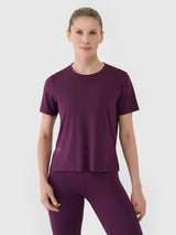 T-shirt de Treino Oversized de Secagem Rápida para Mulher