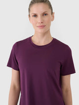 T-shirt de Treino Oversized de Secagem Rápida para Mulher