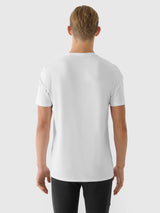 T-shirt de corrida slim para homem de secagem rápida