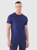 T-shirt de corrida slim para homem de secagem rápida