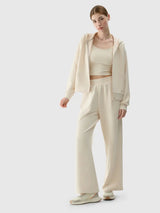 Sweat-shirt modal zippé pour femme