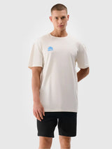 T-shirt Oversized de Homem em Malha Jersey