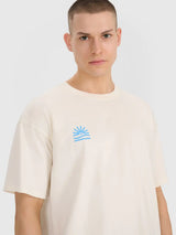 T-shirt Oversized de Homem em Malha Jersey