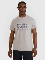 T-shirt Regular de Homem com Estampado