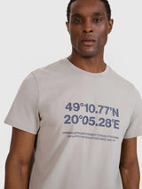 T-shirt Regular de Homem com Estampado