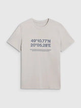 T-shirt Regular de Homem com Estampado