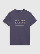 T-shirt Regular de Homem com Estampado