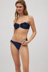 Bas de bikini brésilien avec nœud réversible