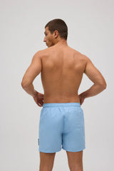 Basic Blue Mid-Rise Swimsuit