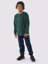 Sweatshirt Verde Para Menino