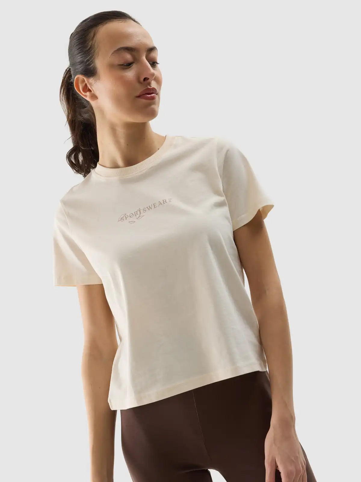 T-shirt Básica Para Mulher