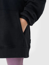 Camisola Oversized Com Capuz Para Menina