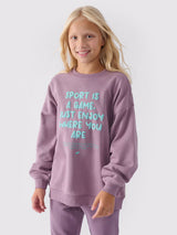 Sweatshirt Sem Capuz Para Menina