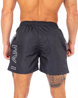Great I Am Black beach shorts