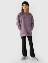 Camisola Oversized Com Capuz Para Menina