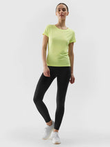 T-shirt Leve de Corrida Com Secagem Rápida Para Mulher