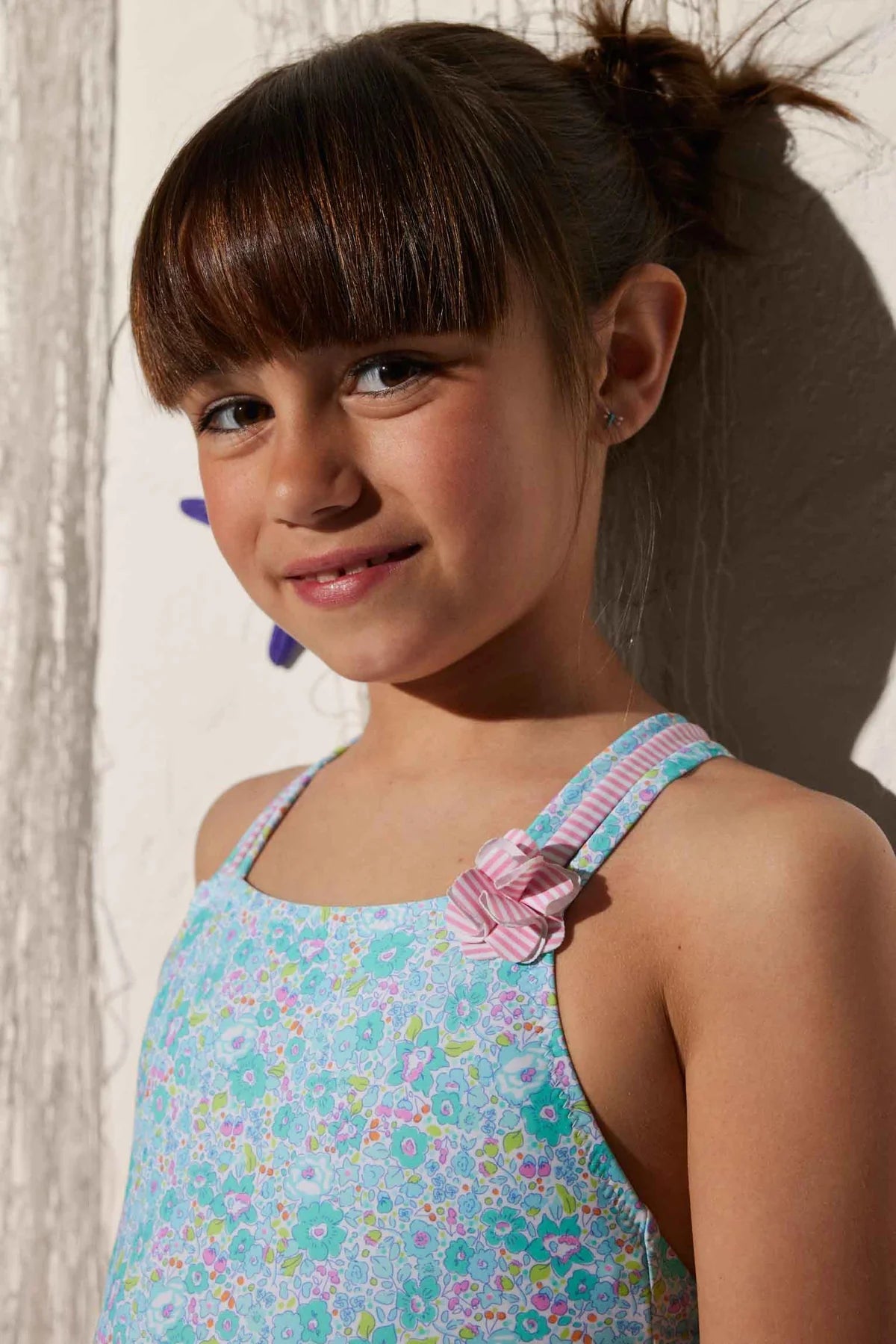 Maillot de bain Fleurs bleues