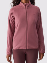 Casaco Polar Para Mulher Rosa