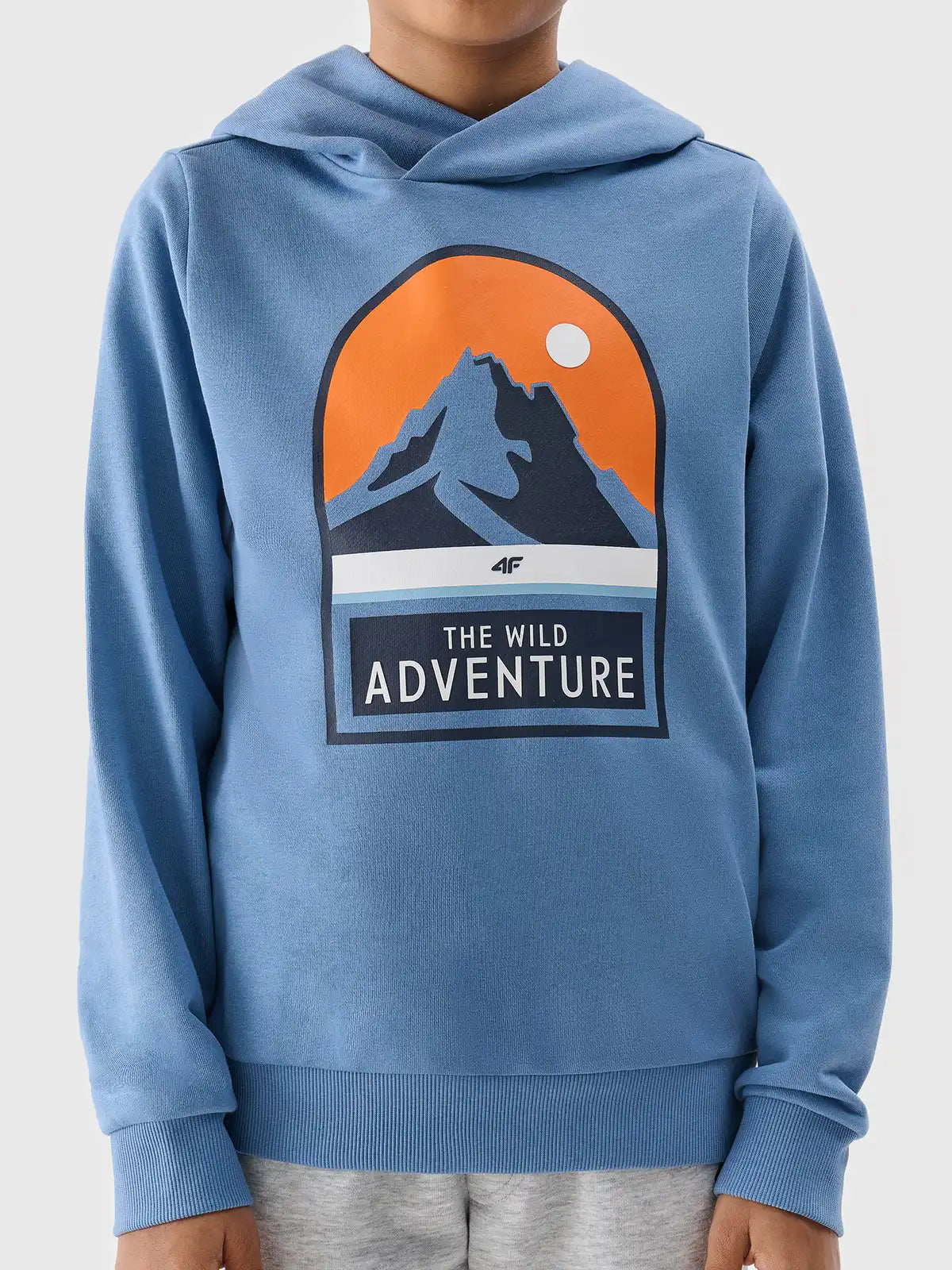4F Sweat-shirt avec le capot des enfants