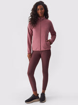 Casaco Polar Para Mulher Rosa