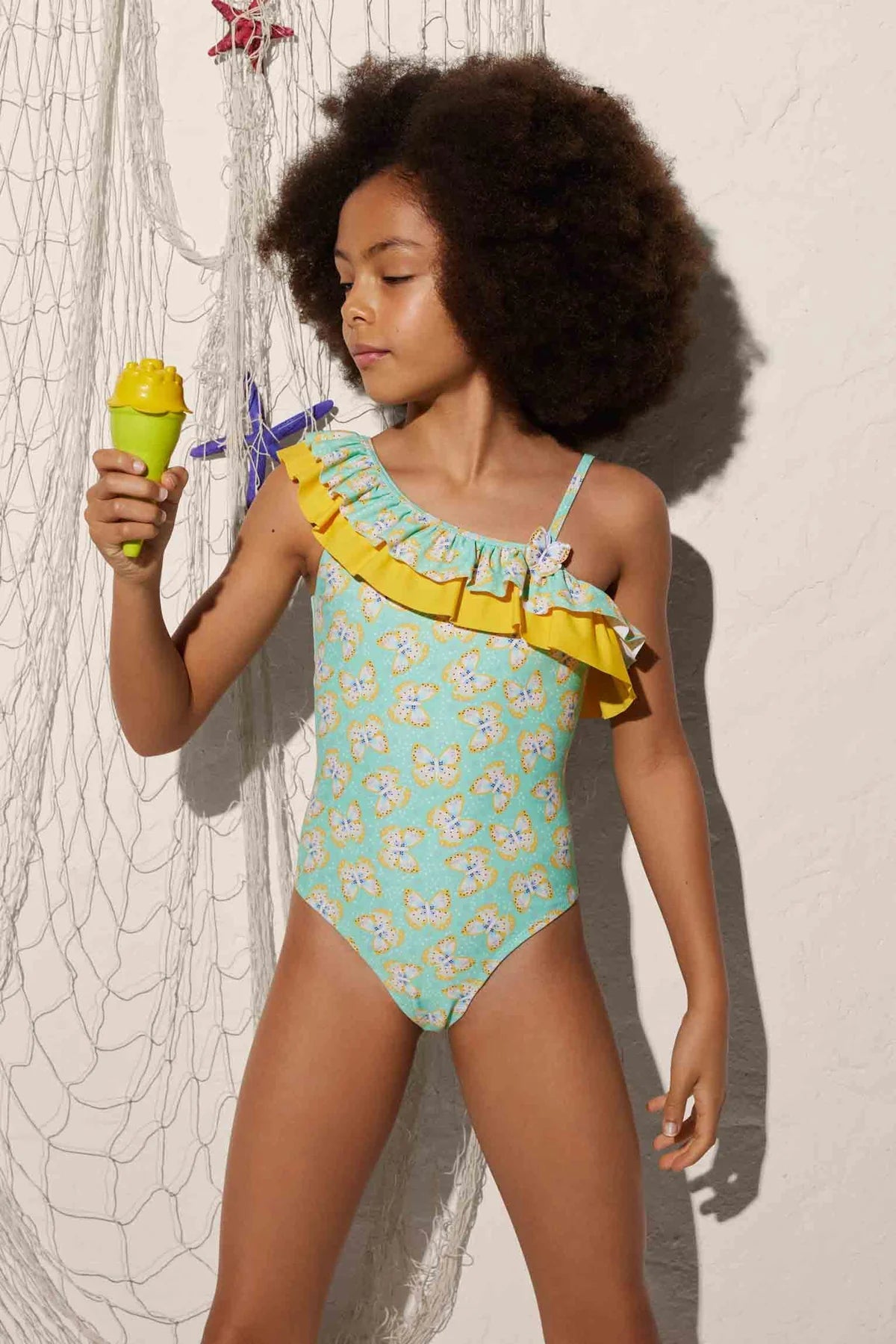 Maillot de bain Avec des sangles asymétriques