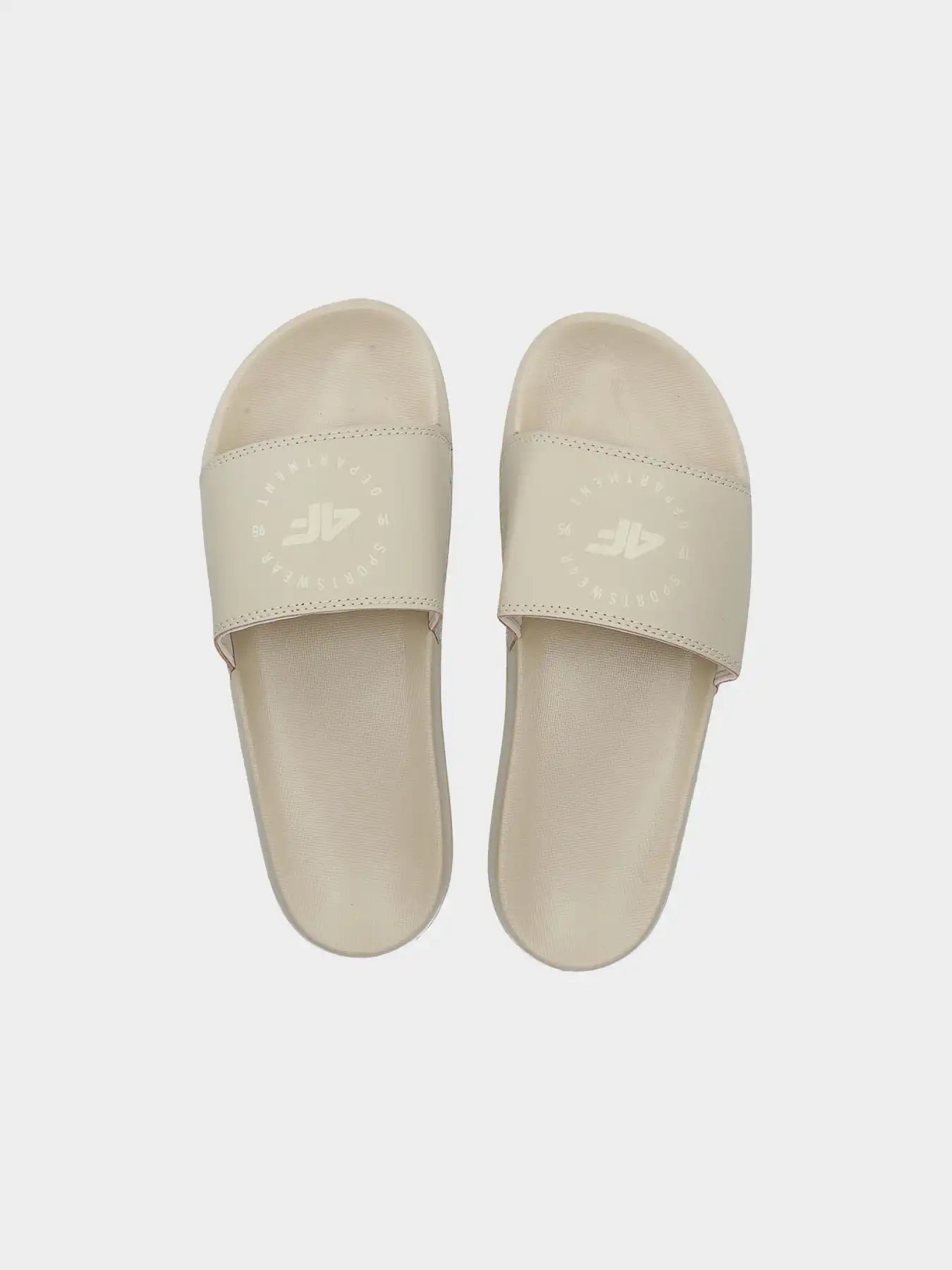 4F Beige pool slipper for women
