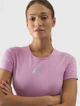 T-shirt Básica Para Mulher
