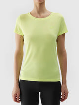 T-shirt Leve de Corrida Com Secagem Rápida Para Mulher