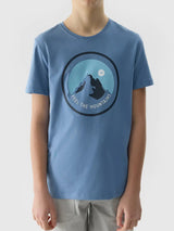T-Shirt Básica Para Menino