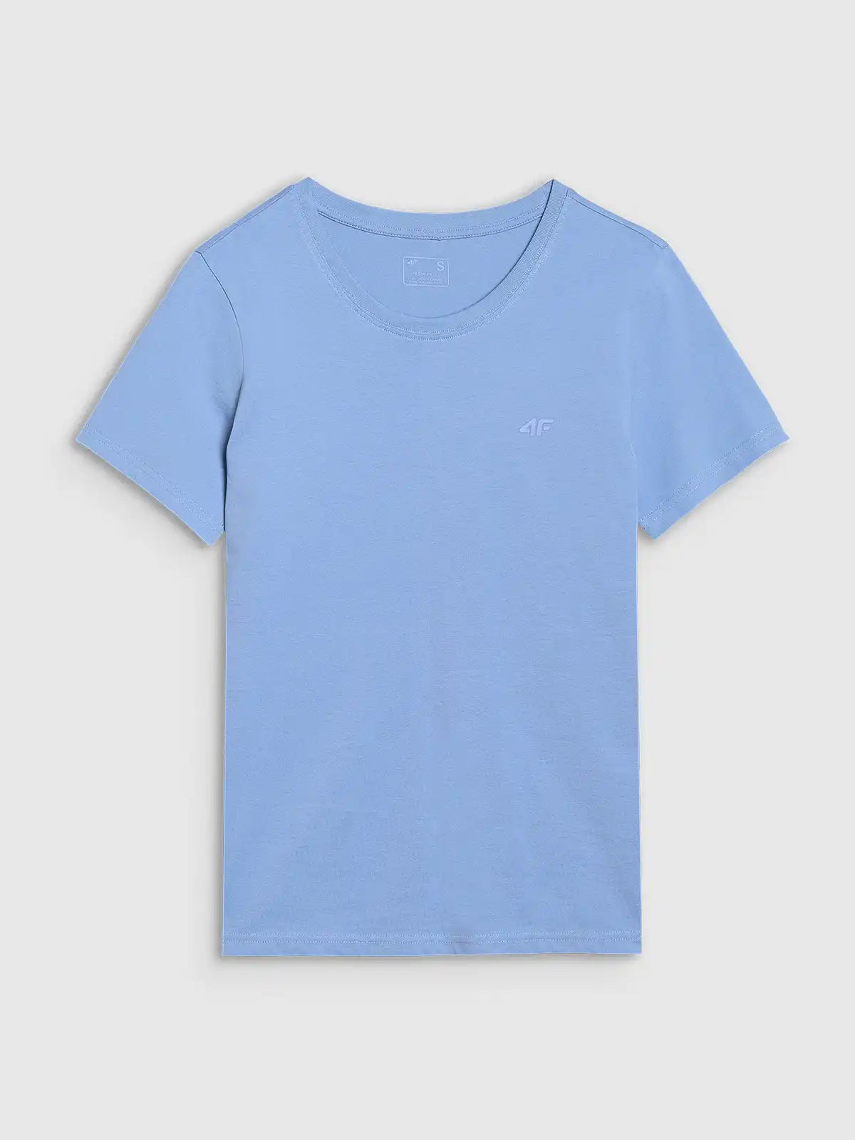 T-shirt uni régulier pour femme