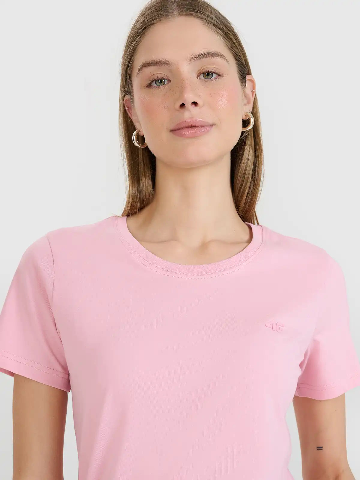 Women's Plain Regular T-Shirt