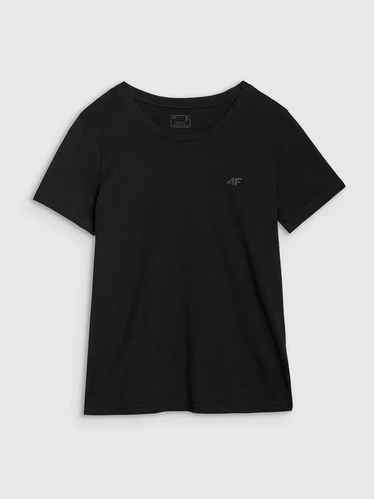 T-shirt uni régulier pour femme
