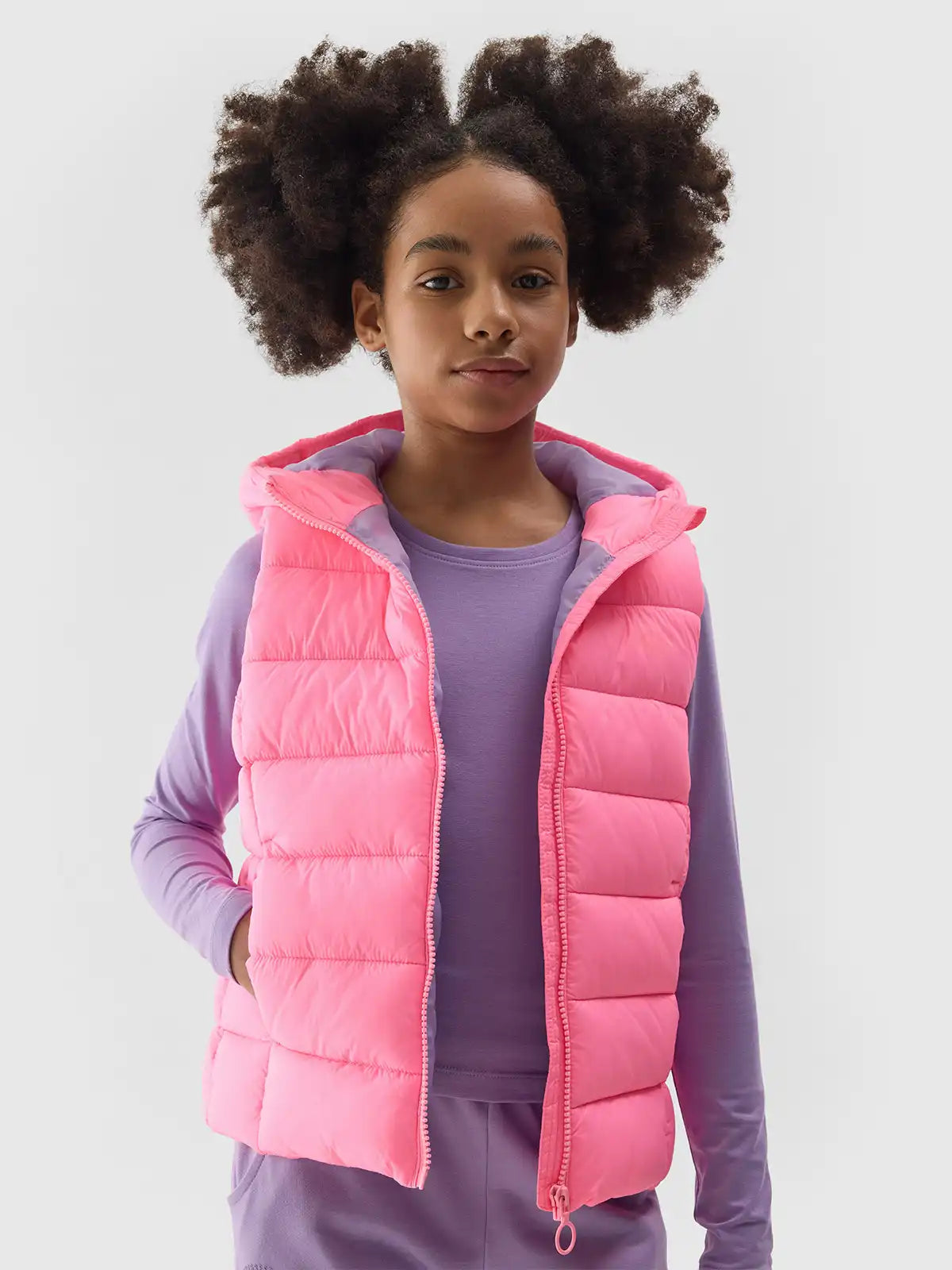 Colete Sintético Para Menina